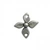 Flower with 2 holes 18mm