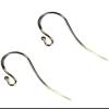 Ear hook with ball at the end long 29x13mm, 1mm wire