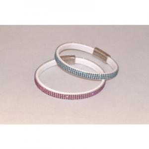 Bracelet with Swarovski crystals strip