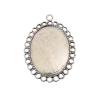 Oval pendant interior diameter 18x25mm