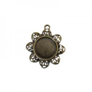 Flower pendant 26mm, interior diameter 15mm