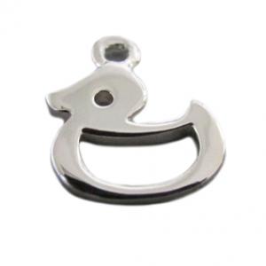 Duck charm 13x10mm