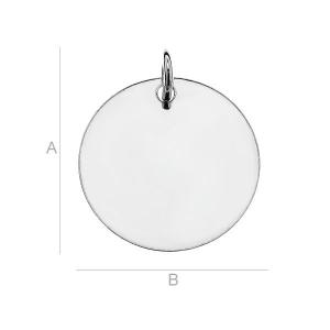 Disco liso 15mm con anilla