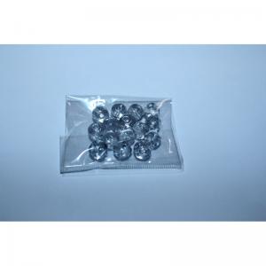 Bag of 15 glass beads 7mm