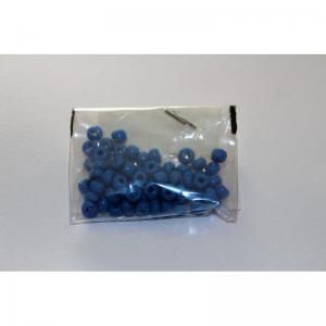 Czech seed beads blue 6/0 (4mm)