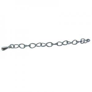 Chain with teardrop end to extend necklace 5cm