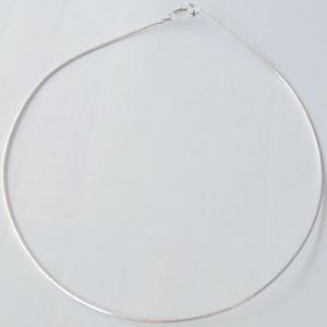 Collar cadena Omega con cierre de mosquetón 40cm. (hilo 1,3mm)