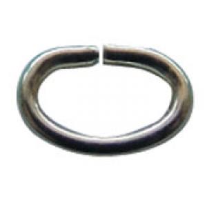 Jump ring 5 x 3,5 mm with 0,7mm wire