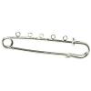 Safety pin with small rings 70 mm