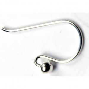 Ear hook with ball at the end.