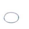Oval closed Jump ring 8 x 5 mm, 0,8mm wire