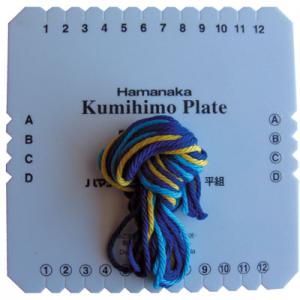 Cuadrado Kumihimo 15cm.