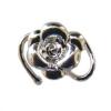 Hook clasp with flower 18mm