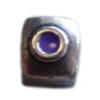 7x6mm piece with purple enamel,5x2mm hole