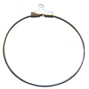 Hoop 40mm (0,8mm wire) with jump ring