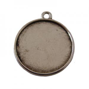 Disk pendant flat surface 30mm, 2mm thickness