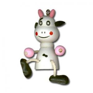 Colgante vaca articulada 46x27mm