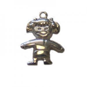 Girl pendant 14x12mm