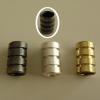 Brass tube with 3 stripes 18x11mm