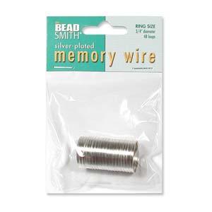 Memory wire for ring 48 turns silver