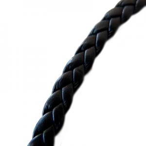 Braided Leather Flat 6mm