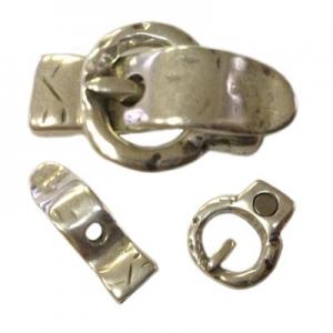 Magnetic buckle Clasp 38x22mm, 10x2mm hole