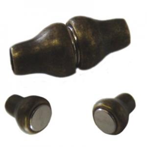 Bell shape 18x8mm, 3mm hole, antique brass