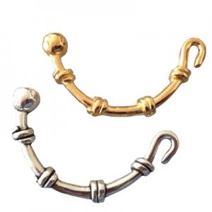 Pulsera canya nusos 64x33mm, forat 5mm