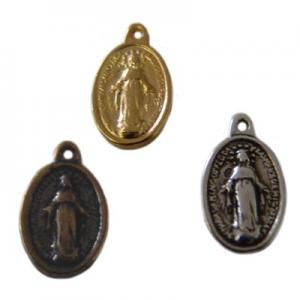 Virgin Mary medal 17x10mm