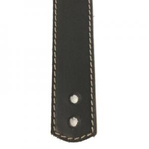 Cuero plano 24mm, 23cm largo con dos agujeros