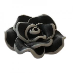 Flower 20mm , flat base with two holes