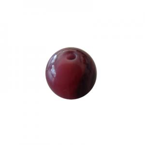 Fuchsia ball 12mm, 2mm hole
