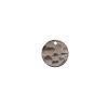 Hammered Disk Pendant 11mm