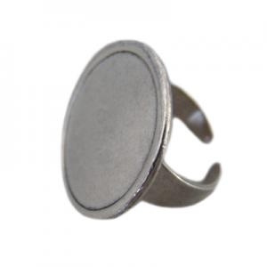 Anell adaptable amb disc diàmetre int. 24mm argent vell