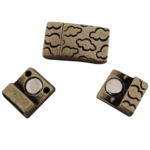 Rectangular amb núvols 19x12mm, forat 10x3mm