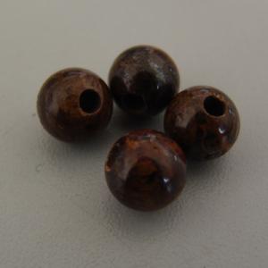 8mm Bronzita ball, 2mm hole