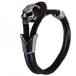 Cierre calavera 3 partes, 2 cordones 5mm
