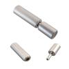 14x3mm nuanced pressure silver cylinder, 2mm hole