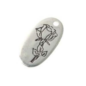 Penjoll dibuix flor 20x10mm