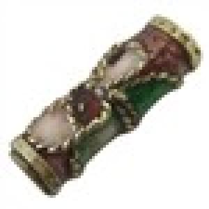 Tubo closoné 15x3mm marrón, agujero 2mm