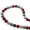 8mm red, purple, green & white ball, 0.8mm hole