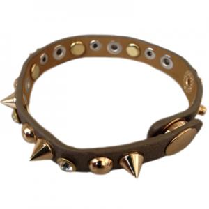 Leather Spiked and bright