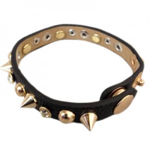 Leather Spiked and bright